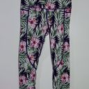 Zyia Active Floral Paradise Tropical Print Leggings Size Small Photo 1