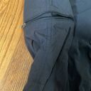 L.L.Bean  Water-Repellent Comfort Trail Pants Straight-Leg Crop black size 6 Photo 2