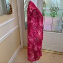 LuLaRoe  Pink Floral Sheer Duster Kimono Cardigan. Size‎ Small. In Good Condition Photo 4