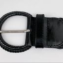 Coldwater Creek  Black Boho Leather Wide Belt Photo 3