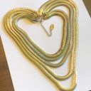 Nicole Miller Nicole by  5 Strand Gold Tone Boho Multi Chain Necklace Photo 0