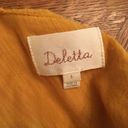 Deletta Anthropologie  mustard tank top small Photo 3