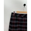 The Loft  Outlet Skirt Women 6 Black Grey Red Printed Hidden Side Zip Mini Photo 2