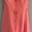 Cache Women’s Vintage pink rhinestones strapless  prom dress size 9/10 Photo 7