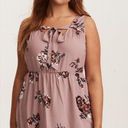 Torrid  Floral Print Tie Neck Peplum Tank Top Size 1 (1X/14-16) Photo 1