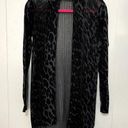 ALLSAINTS  Gray Animal Print Congo Mesh Long Sleeve Lightweight Cardigan 4 Photo 0