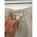 Madewell  Classic High Waist Linen Trouser Pullon Pant. Small Photo 3