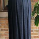 St. John  Black Santana Knit Pleated Wool Midi Skirt Small Photo 1