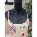 fab'rik  Women's Beige Floral Polyester Scoop Neck Sleeveless Casual Top Blouse S Photo 9