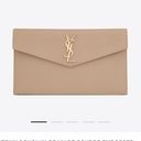 Saint Laurent YSL leather envelope pouch Photo 1