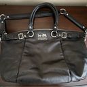 Coach Vintage  Sophia Satchel Black Silver Photo 7