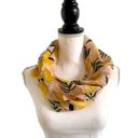 Daisy Lemon Tree &  Print Yellow Green Pink & White Style Scarf OSFM Photo 2