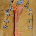 DOUBLE D RANCH Suede Leather Studded and Jeweled Lined Jacket Size M Photo 6