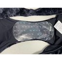 Onyx Shan Velvet Velour Triangle Swim Bikini Set  Black Top & Bottom Size 8 Photo 8