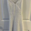 Hollister White Lace Fit and Flare Sleeveless Dress Photo 1