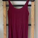 Full Tilt Essentials Pac Sun Burgundy Scoop Neck Basic Tank Top Photo 3