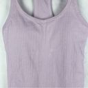 Lululemon Athletica Ebb to Street Ribbed Stretch Racerback Tank Top Lavender 2 Photo 4