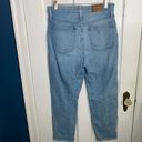 Madewell  Classic Straight Denim High Rise Jean in Blue Wash Size 29 Photo 8