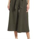 Sweaty Betty  Pants Womens XL Olive Green Wide Leg Enso Culottes New Photo 0