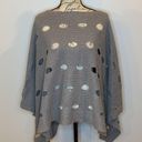 Anthropologie  Kerisma Loup cutout sweater knit poncho one size Photo 1