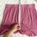 Free People Beach Pink Malibu Knit Solid Surf Top Shorts Loungewear Boho Set M Photo 11