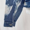 BP New  Bleach Overdye Denim Jacket Blue Bleached Cotton Jean Jacket Photo 7