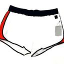 DKNY  Sport  Women's Color blocked High Waist Shorts White XL NWT Photo 0