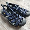 Keen  Newport H2 Navy Blue Waterproof Bumper Toe Hiking Trail Sandal Women Size 7 Photo 5