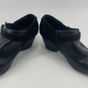 American Eagle  Womens Ankle Boots 2.5" Block Heels Zipper Buckle Suede Black 9M Photo 6