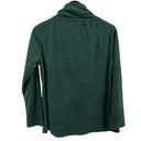 BEARPAW  Green Velour Funnel Neck Size Small Pullover Photo 1