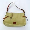 Dooney & Bourke Vintage  Canvas Satchel Purse Tan Nylon Leather Braided Handle Photo 0