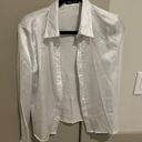 Silk Button Down White Photo 0