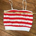 Women’s vintage 80s strappy crop top Shirley of Atlanta size large Photo 2