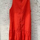 DO+BE NWT A day with  Red Orange Size large keyhole cutout knee length dress Photo 5