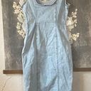 BLANK NYC  Fade Away Bodycon Denim Dress with Front Slit Size Large Photo 9