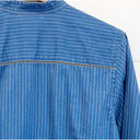 Krass&co VINTAGE Lauren Jeans . Ralph Lauren Womens 4 Denim Shirt Stripe Button Front Photo 3