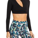 n:philanthropy  Roxbury Cutout Cropped Top Black size Small NWT Long Sleeves Photo 0