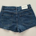 PARKE Denim Mini Shorts Photo 4