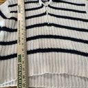 American Eagle Outfitters Women's Size Small Cowl Neck Zip Knit Sweater Preppy Photo 3