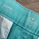 st. john's bay St. John’s Bay Aqua blue crop pants size 14 Photo 6