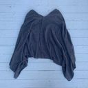 Barefoot Dreams Soft Grey Bamboo  Poncho Cape - One Size Fits All Photo 4