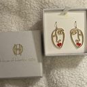 House of Harlow  1960 Face Earrings. NWOT. In original earring box. Photo 3