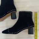 Rebecca Minkoff NWT  Women’s Black Suede Studded Ankle Boots Size 7.5 Photo 4