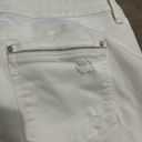 White House | Black Market WHBM White Girlfriend Distressed Jean. Size 4. Photo 6