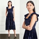 Hill House  The Ellie Nap Dress In Navy Velvet NWT Size Small Photo 1