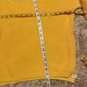 Boohoo  Yellow Long Sleeve V Neck Sweater Size M/L Photo 4