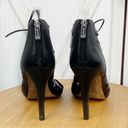 Jessica Simpson  Emelia Cage Lace Up Bootie Heels Black 7.5 Photo 5