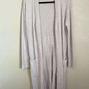 Barefoot Dreams  CozyChic Lite HE Ribbed Robe Faded Rose Pearl Small Medium Photo 0