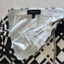 Talbots  | Black & White Geometric Short Pencil Skirt Gold Zipper | Size 14P Photo 3