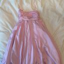 Hello Molly Pink Sparkly Mini Dress With Bow Photo 0